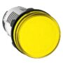 Signalna ?aruljica, okrugla, ?uta, fi: 22, ugra?en LED?24 V, priklju?ci vij?ane stezaljke