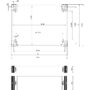 Bo?na plo?a Spacial SF i SM za podno?je - 400x100 mm