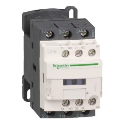 Sklopnik motorski 3P (3NO) TeSys D,  18A (AC-3), 1R+1M pomo?ni kontakti, 24V DC