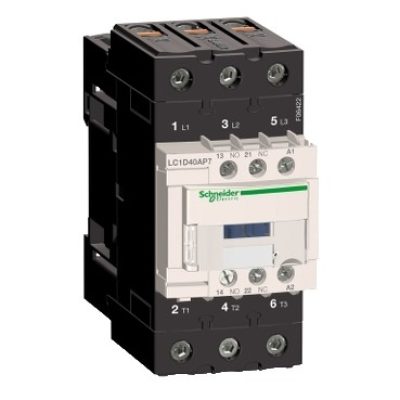Sklopnik motorski 3P (3NO) TeSys D,  40A (AC-3), 1R+1M pomo?ni kontakti, 230V AC, 50/60Hz