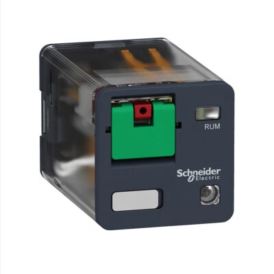 Relej uti?ni RUM, 3 preklopna kontakta, 10A, 120V AC sa zastavicom za ispitivanje i LED indikacijom