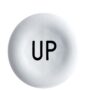 Kapica bijela, oznaka UP, za okruglo tipkalo, promjera 22
