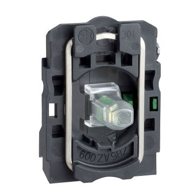 Blok bijele lampice s ku?i?tem odnosno spojnim prstenom i ugra?enim LED-om, 24 V, 1R kontakt