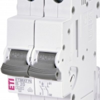Instalacijski prekidač ETIMAT P6 1p+N B20