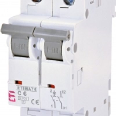 Instalacijski prekidač ETIMAT 6 1p+N C6