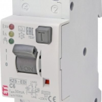 Zašt.dif.sklopka s nadstr.zaš. KZS-2M2p EDI A C6/0.03