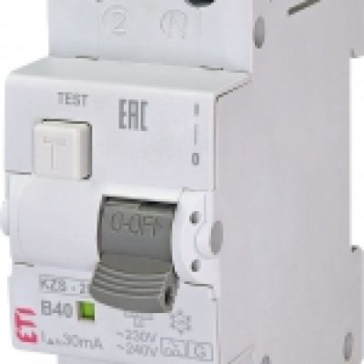 Zašt.dif.sklopka s nadstr.zaš. KZS-2M A G/KV B40/0.03
