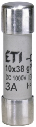 Rastalni uložak CH10x38 gPV 3A/1000V DC