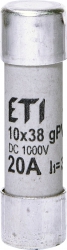 Rastalni uložak CH10x38 gPV 20A/1000V DC