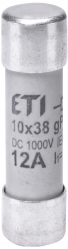 Rastalni uložak CH10x38 gPV 12A 1000V UL