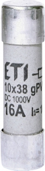 Rastalni uložak CH10x38 gPV 16A 1000V  UL