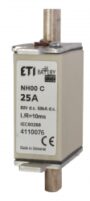 Rastalni uložak NH000 gBat 25A/80V DC