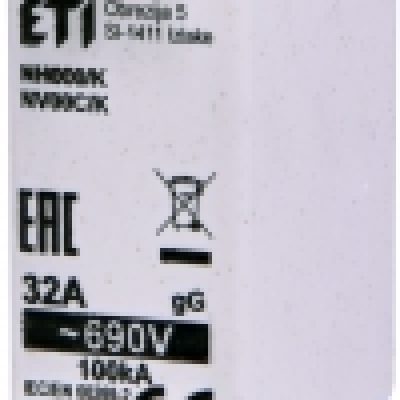 Rastalni uložak NH000/K gG 32A/690V