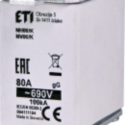 Rastalni uložak NH00/K gG 80A/690V