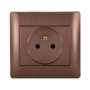 RHYME FRENCH TYPE SOCKET COFFEE METALLIC