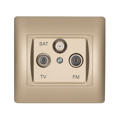 RHYME TV+FM+SAT UTIČNICA ŠAMPANJAC METALIK