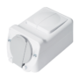 UTIČNICA+DVOSTRUKI PREKIDAČ 16А 250V, IP44