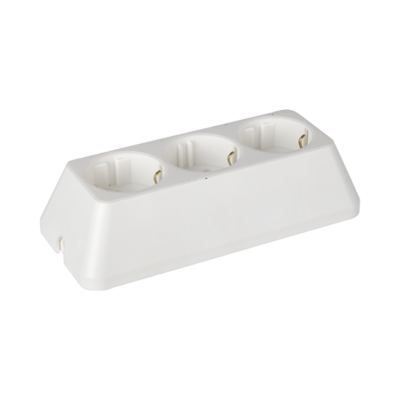 TROSTRUKA UTIČNICA MONTAŽNA BIJELA