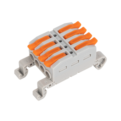 TERMINAL BLOCK FOR DIN RAIL 4 INPUT/4 OUTPUT 4.00M