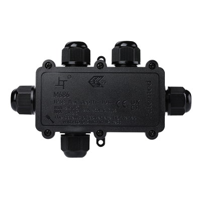 ELMARK JUNCTION BOX 5 ENTRY 450VAC 24A, IP68