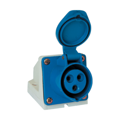FIKSNE INDUSTRIJSKE UTIČNICE HT-123 32A IP44 1P+N+E 230