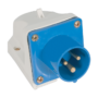 FIKSNI INDUSTRUJSKI UTIKAČ HT-513 16A IP44 1P+N+E 230