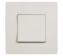 EL BASIC TG101 1 BUTTON 1 WAY SWITCH CREAM-OLD