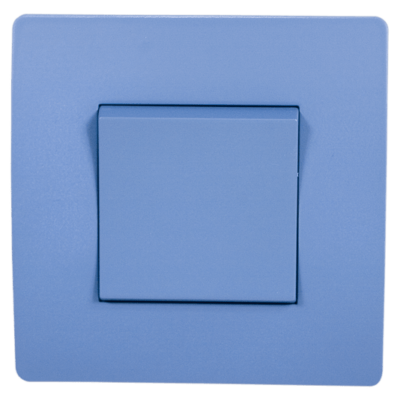 EL BASIC TG102 1 BUTTON 2 WAY SWITCH BLUE-OLD