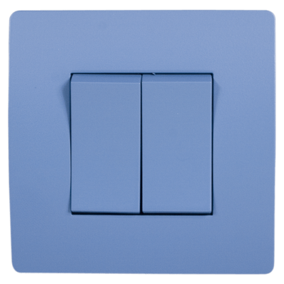 EL BASIC TG103 2 BUTTONS 1 WAY SWITCH BLUE-OLD