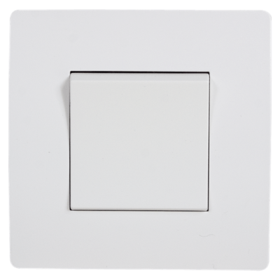 EL BASIC TG115 1 BUTTON CROSS WAY SWITCH WHITE-OLD