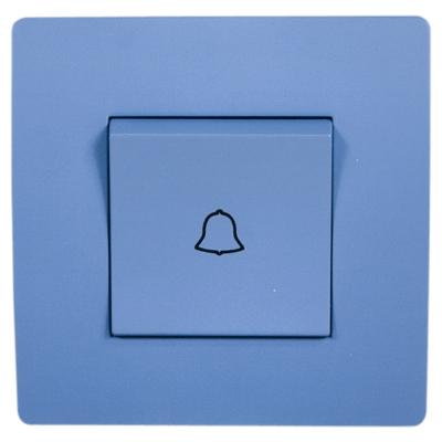 EL BASIC TG112 DOORBELL SWITCH BLUE-OLD