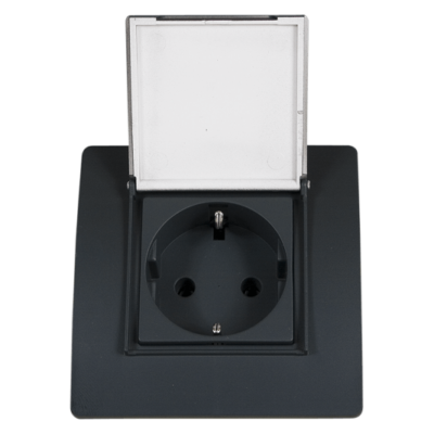 EL BASIC TZ107C GERMAN STANDARD SOCKET WITH COVER