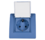 EL BASIC TZ107C GERMAN STANDARD SOCKET WITH COVER