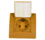 EL BASIC TZ107C GERMAN STANDARD SOCKET WITH COVER
