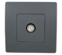 EL BASIC TZ111 TV ANTENNA SOCKET GRAPHITE-OLD