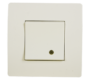 EL BASIC TG114 1 BUTTON 1 WAY SWITCH WITH LIGHT CR