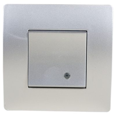 EL BASIC TG114 1 BUTTON 1 WAY SWITCH WITH LIGHT SI