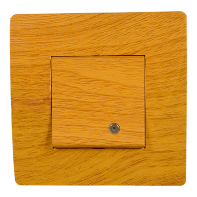 EL BASIC TG114 1 BUTTON 1 WAY SWITCH WITH LIGHT PE