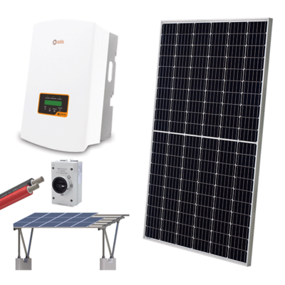 ON GRID SOLAR SYSTEM SET 3P/6KW+CARPORT STRUCTURE