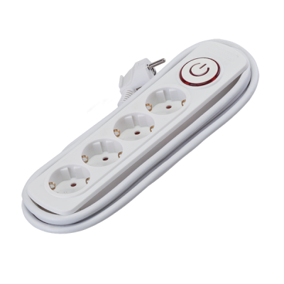 MULTIPLUG ČETVEROSTRUKI 2M H05VV-F 3X1.5MM²+KLJUČ