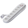 MULTIPLUG ŠESTEROSTRUKI 2M H05VV-F 3X1.5MM²+KLJUČ