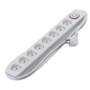 PRODUŽNI KABAL 2 METRA (3X1.5mm²) 8 PRIKLJUČKA S PREKIDAČEM