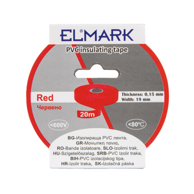 ELEKTRIČARSKA TRAKA 20mx19mm CRVENA