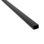 2m. 15X10 PLASTIC CABLE TRUNKING CT2 BLACK
