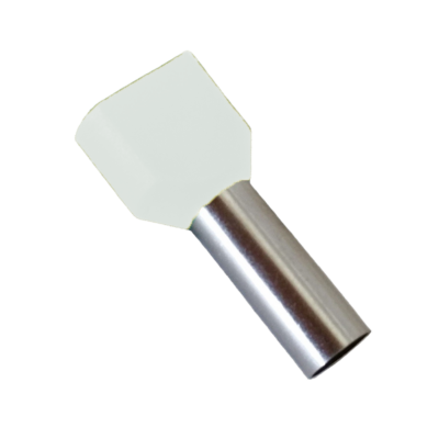 IZOLIRANI KABEL TERMINALI TЕ0508/BIJELI (100 kom. po pakiranju)