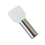 IZOLIRANI KABEL TERMINALI TЕ0508/BIJELI (100 kom. po pakiranju)