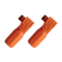 CABLE CONNECTOR PLUG 120A, 2PCS. SET