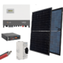 HYBR. SOLAR SYSTEM 3P/6kW 430W PANELS WITH BATT.