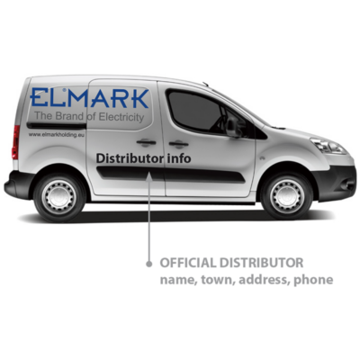 ELMARK MINIVAN STICKER 1400x400mm