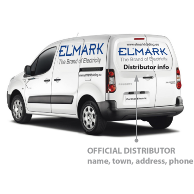ELMARK MINIVAN STICKER 1000x300mm